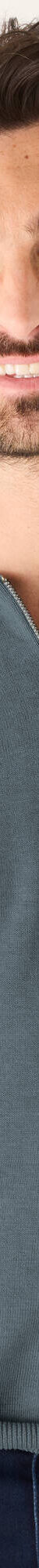 Pull fin col polo zippé broderie poitrine (bleu acier) Pull fin col polo zippé broderie poitrine (bleu acier)